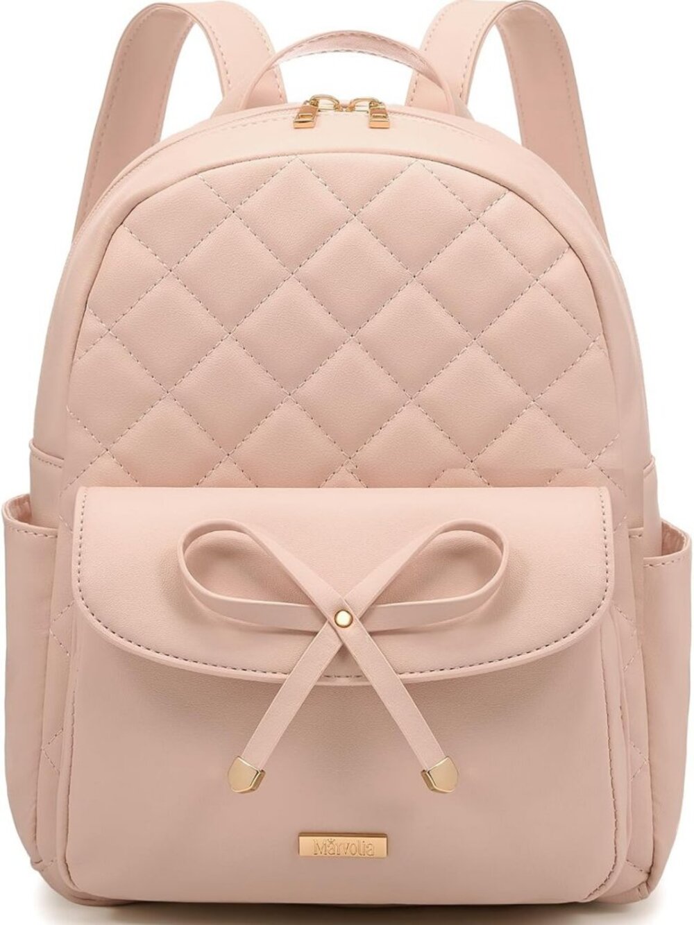 Stylish Pink Mini Backpack for Women & Girls - Trendy, Compact, Perfect for